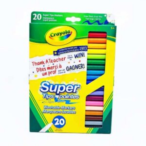 Marqueurs lavables Super pointes (20)