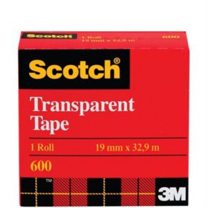 Ruban adhésif clair 3M Scotch 19mm – recharge