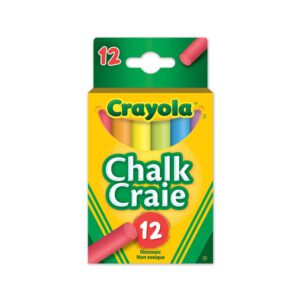 Craies de couleur assorties pour tableau (12)