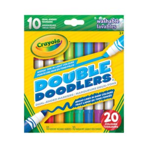 Marqueurs lavables double pointe (10/20)