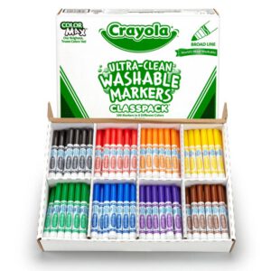 Marqueurs lavables pointes coniques (200)