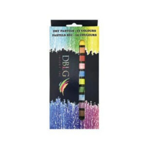 Boite de pastels secs 12 couleurs assorties