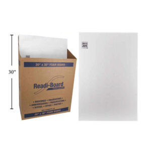 Tableau en mousse (foam board) 20 po x 29,5 po