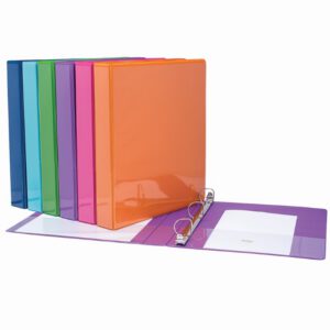 RELIURE AVEC POCHETTES DE PRÉSENTATION 0.5 po