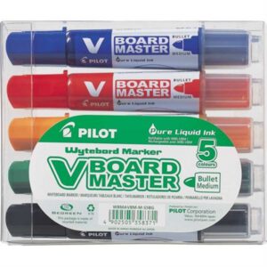 Marqueurs Pilot VBoard pointe conique ensemble de 5