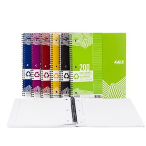 Cahier ligné avec spirale (200p)