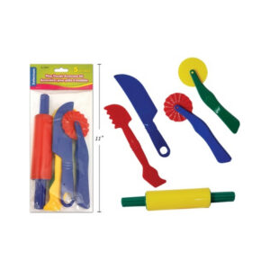 Ensemble d&rsquo;outils pour pâte à modeler (5)