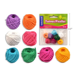 Ficelles de couleurs variées (8)