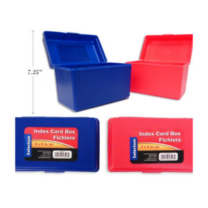 Boitier pour cartes fiches index 4 po x 6 po