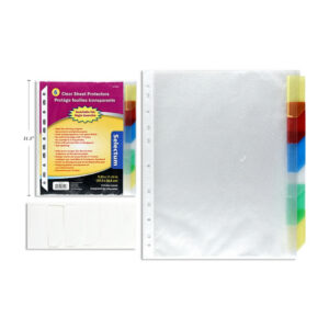 Pochettes protectrices avec onglets (6)