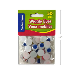 Yeux mobiles de couleur 12 mm (50)