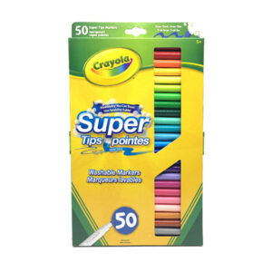 Marqueurs lavables Super pointes (50)