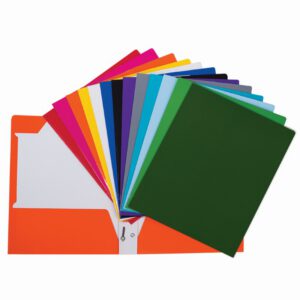 DUO-TANG PORTE-FOLIO EN CARTON LAMINÉ 3 attaches 2 pochettes