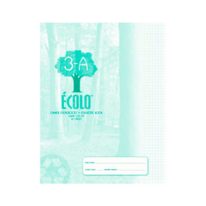 CAHIER D’ÉCRITURE ÉCOLO #3A