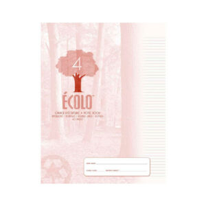 CAHIER D’ÉCRITURE ÉCOLO #4