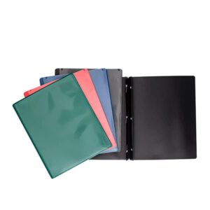 DUO-TANG PLASTIQUE AVEC COUVERTURE PRÉSENTATION 3 attaches