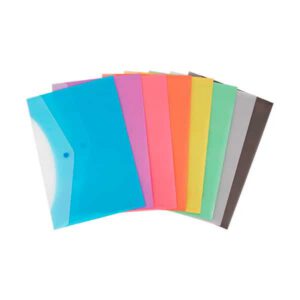 ENVELOPPE PLASTIQUE BOUTON PRESSION G006