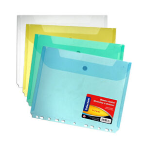 ENVELOPPE POCHETTE PLASTIQUE FERMETURE VELCRO