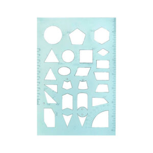 STENCIL DE 24 FORMES GÉOMÉTRIQUES