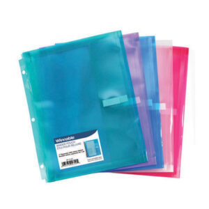 ENVELOPPE #BP12 FERMETURE VELCRO TRANSPARENTE