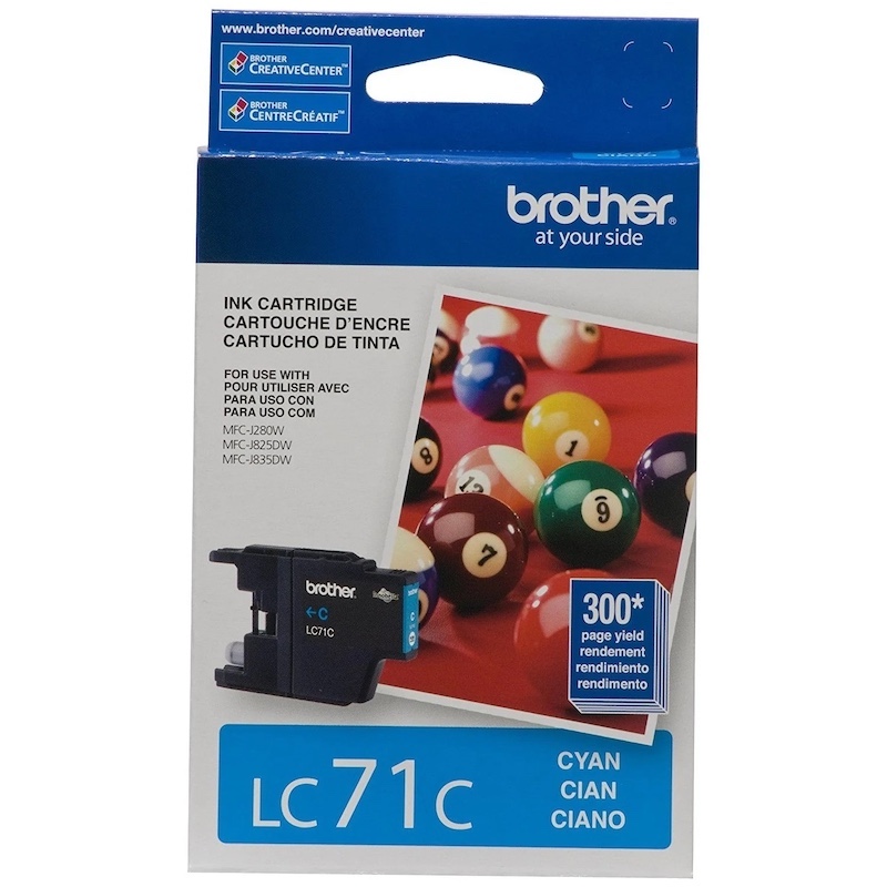 Cartouche jet encre Brother LC71C-cyan